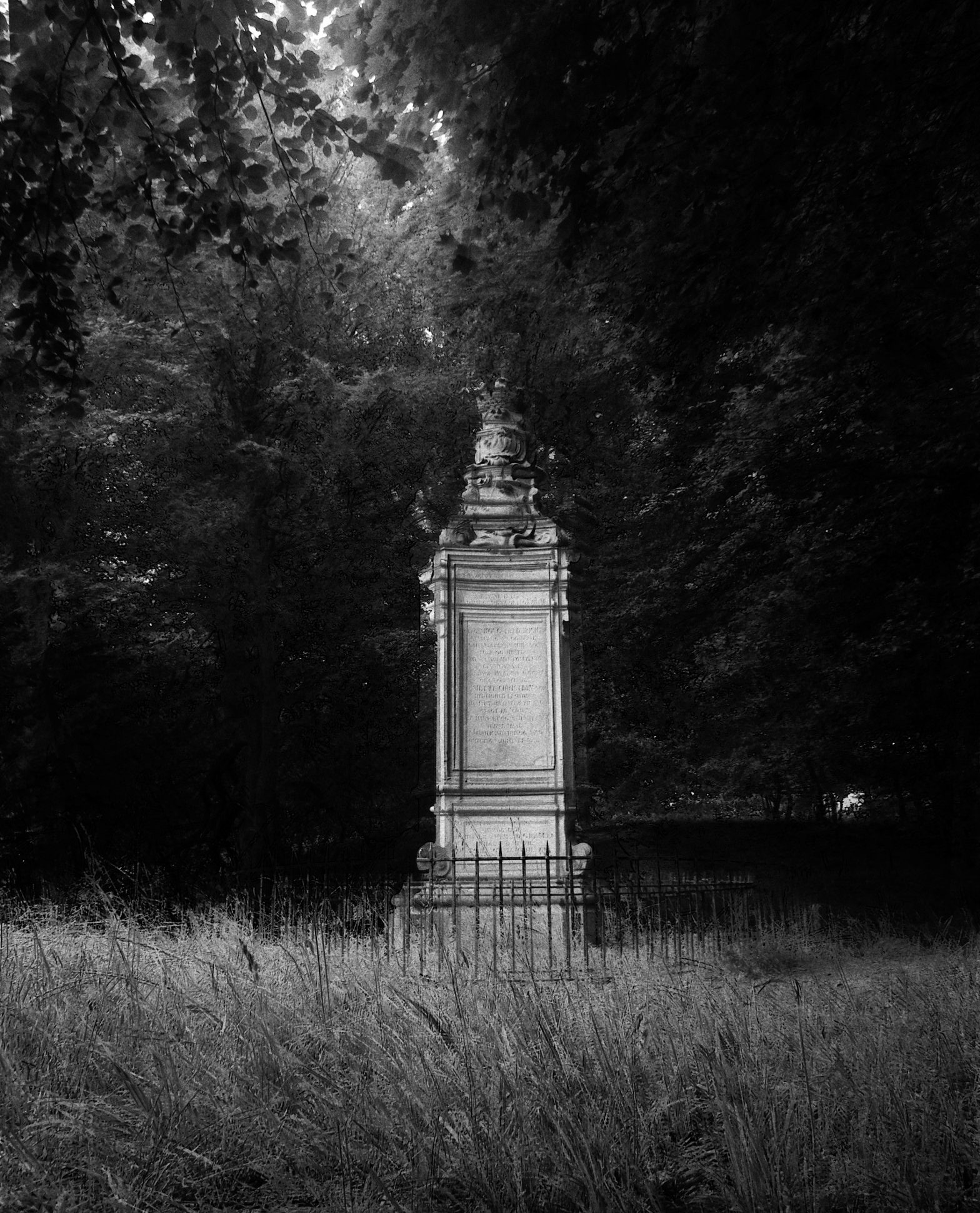The Sand Drift momentum erected in 1738, Tibirke Tisvilde, Denmark.